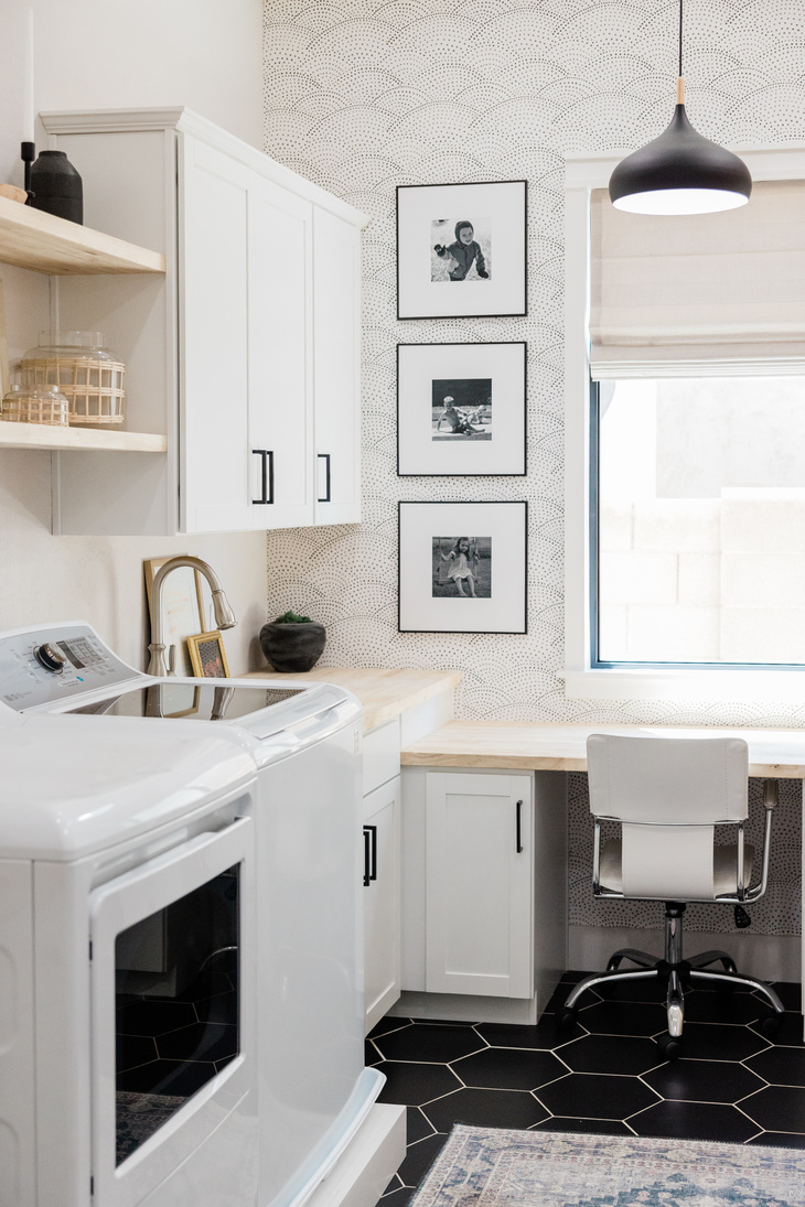 Interior of a Laundry Room
